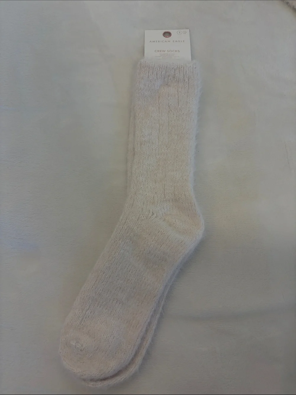 American Eagle Outfitters Women’s Off-White Soft Socks